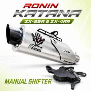 Ronin Katana Manual Shifter ZX-25R & ZX-4RR Silver