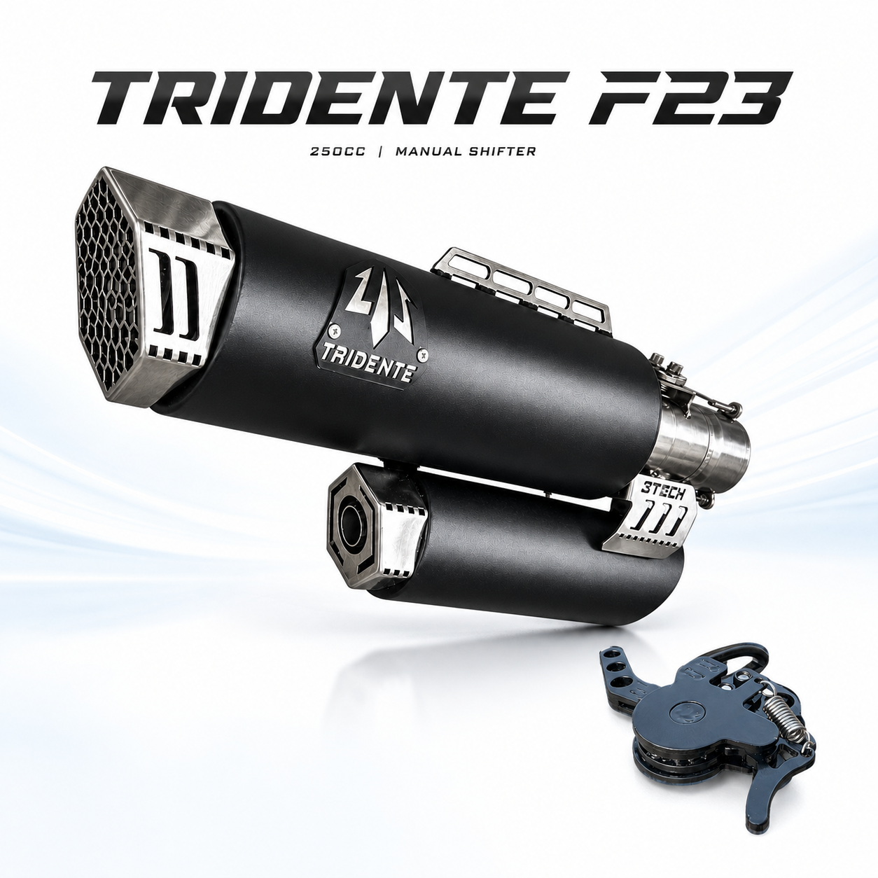 Silencer Only Tridente F23 Manual Shifter 250cc Universal - Image 2