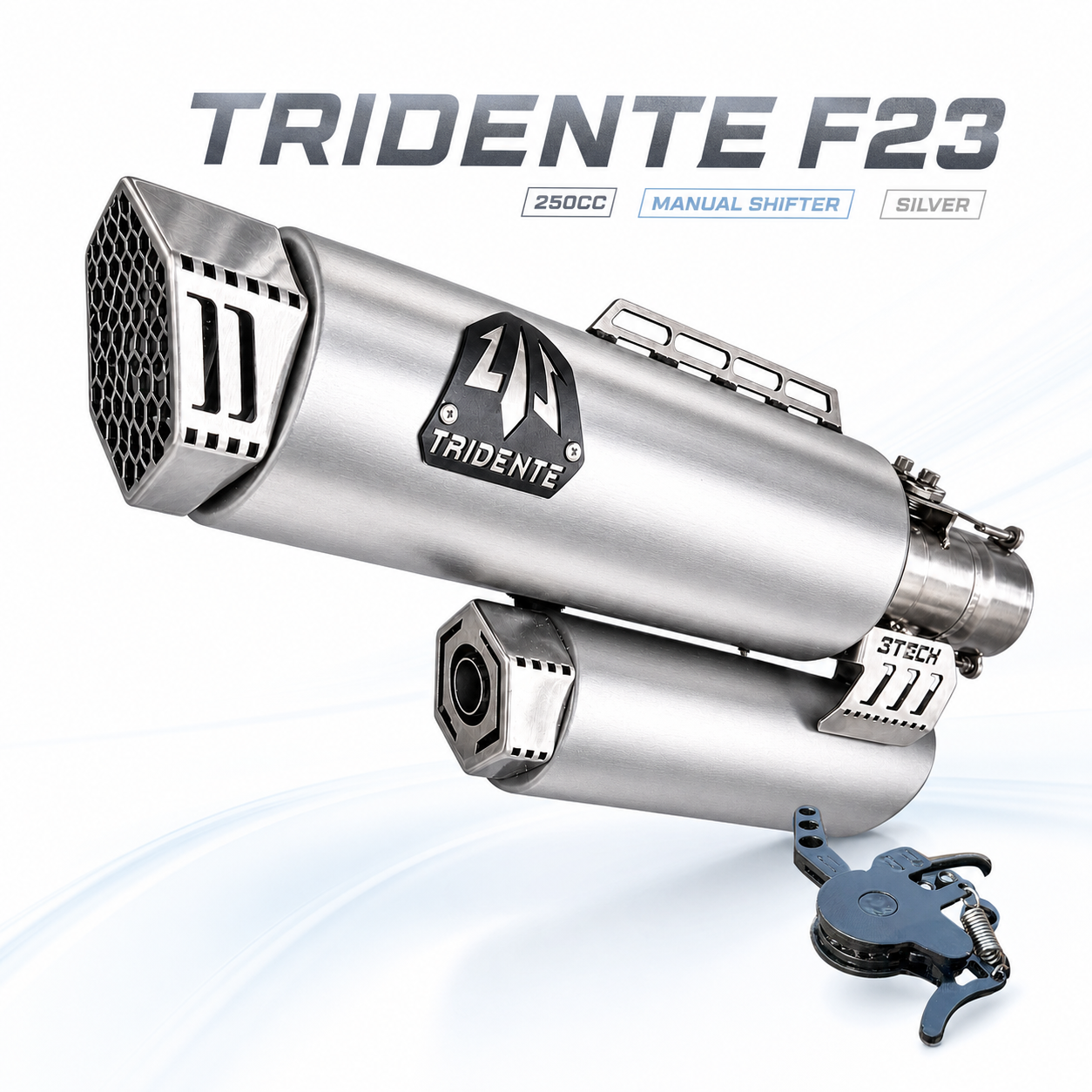 Silencer Only Tridente F23 Manual Shifter 250cc Universal