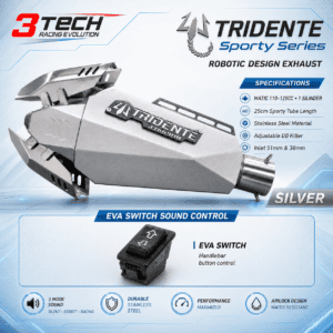 Tridente Scorpion Robotics EVA Switch Motor Matic 110cc–125cc 1 Silinder
