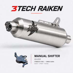 3tech Raiken Daily Silver-Manual Shifter